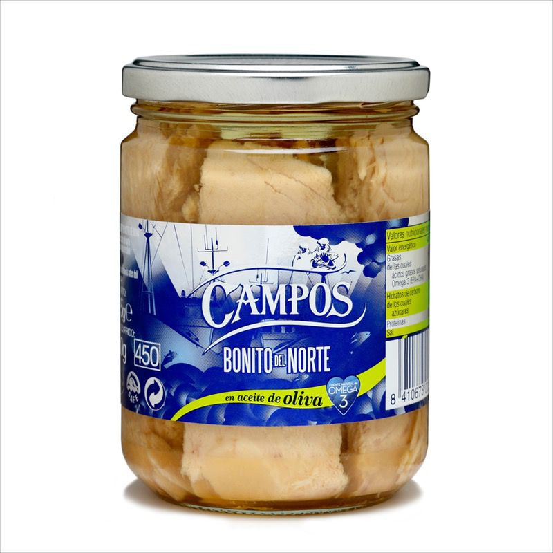 BONITO EN ACEITE DE OLIVA TARRO FR-450 400g